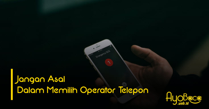 Memilih Operator Telepon